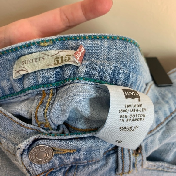 Levi’s 515 Denim Cotton Blue Women Shorts Bottoms Size 10 Casual Summer Clothing - Picture 3 of 3